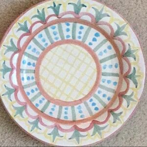 Retired Mackenzie Childs Dinner plate.